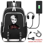 Рюкзак XXX Tentacion с USB-портом, интерфейсом для наушников, сумка для ноутбука