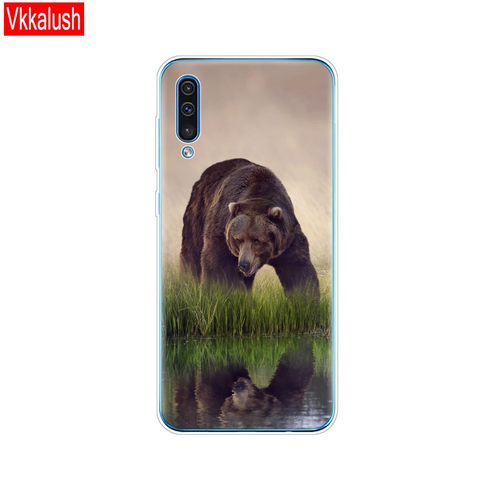 80131 Чехол для samsung Galaxy A50 Чехол Мягкий силиконовый чехол для телефона samsung A50 A505 A505F SM-A505F 6," прозрачный чехол - Цвет: 80131