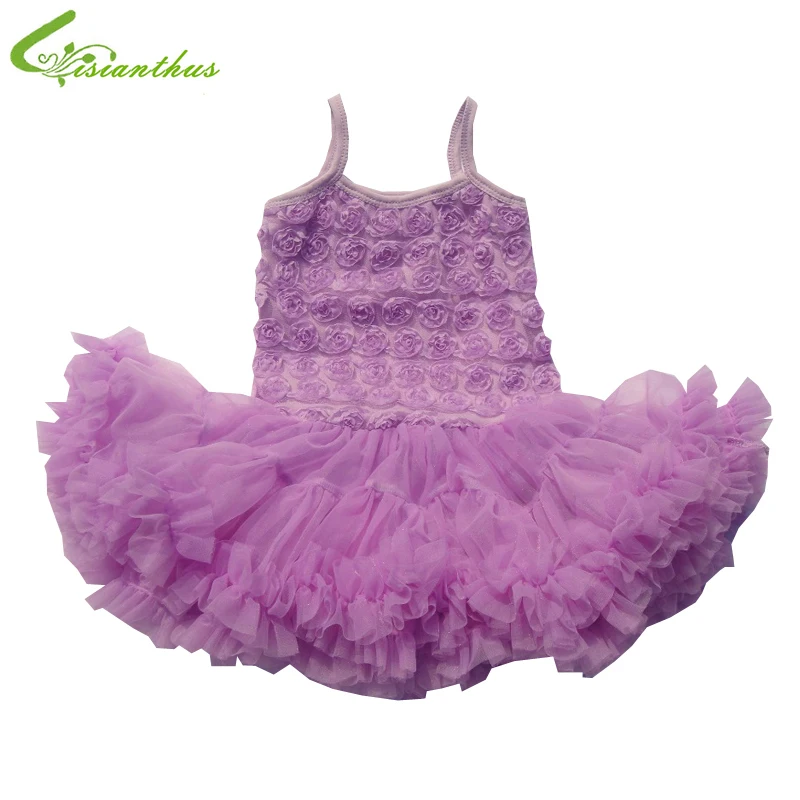 Шифоновое платье принцессы для маленьких девочек детское розовое бальное милое