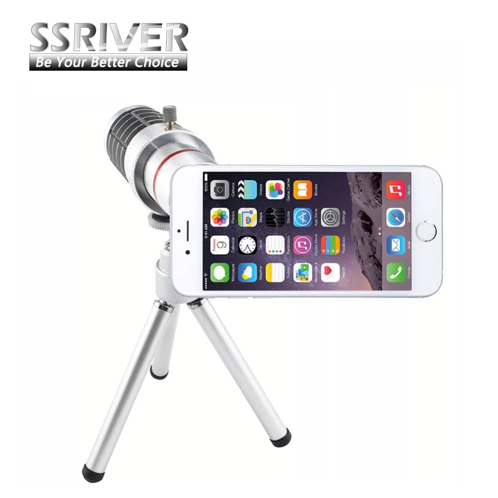 Ssriver для Apple iPhone 6 18x GoPro смартфон lens18x Оптический зум Камера крышка объектива
