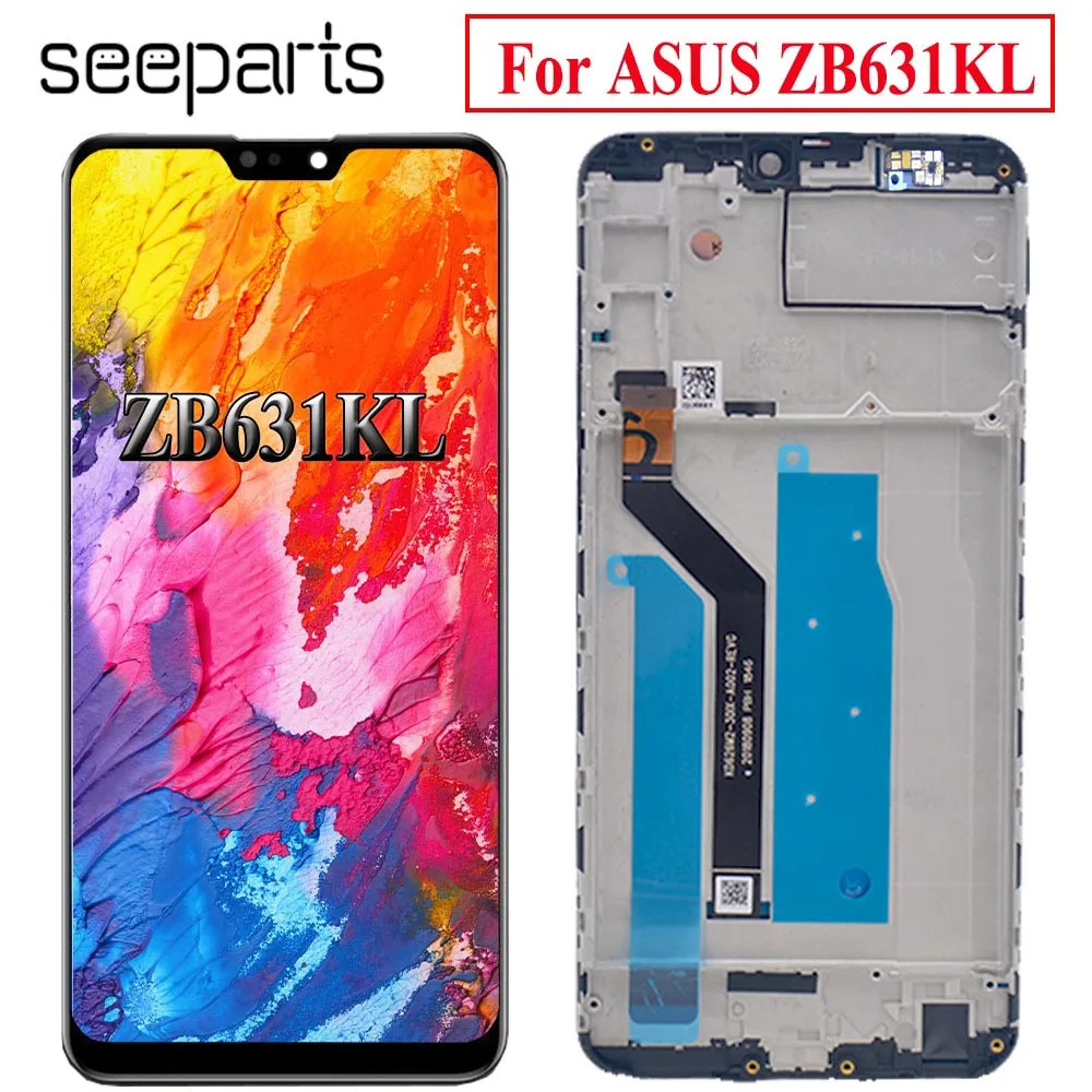 ЖК дисплей с сенсорным экраном и дигитайзером в сборе для Asus Zenfone Max Pro (M2) ZB631KL