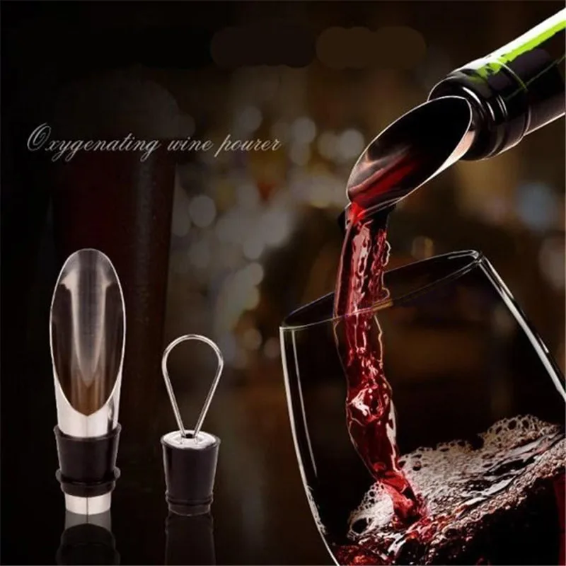 1 шт. пробки-лейки для вина аксессуары для вина Бутылка с горлышком Pourer сброс спирта шампанского заглушка Бар инструменты