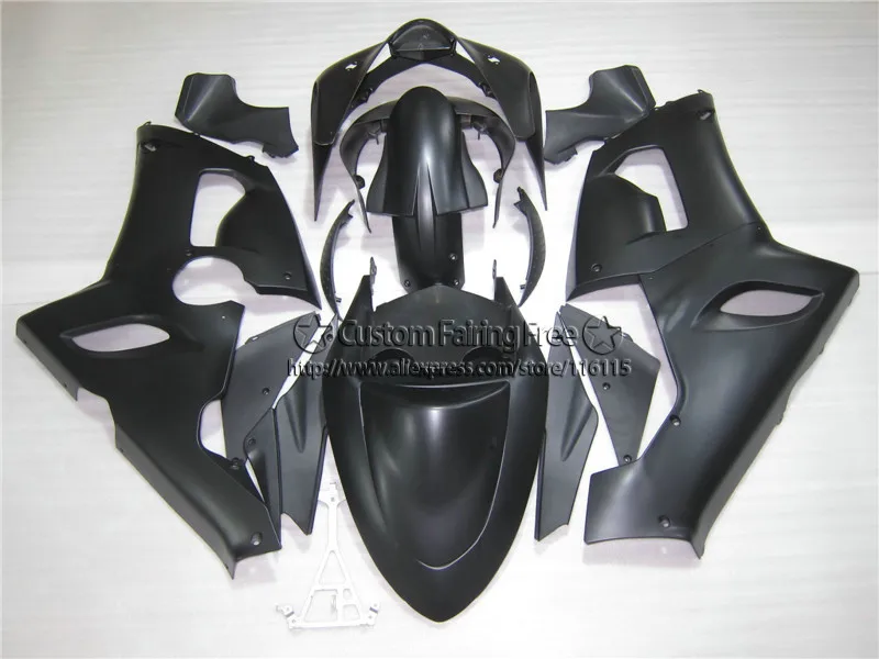 Injection molding fairing kit for Kawasaki ZX6R 2005 2006 ninja 636 ZX-6R 05 06 all matte black high quality fairings set ZV31 | Автомобили