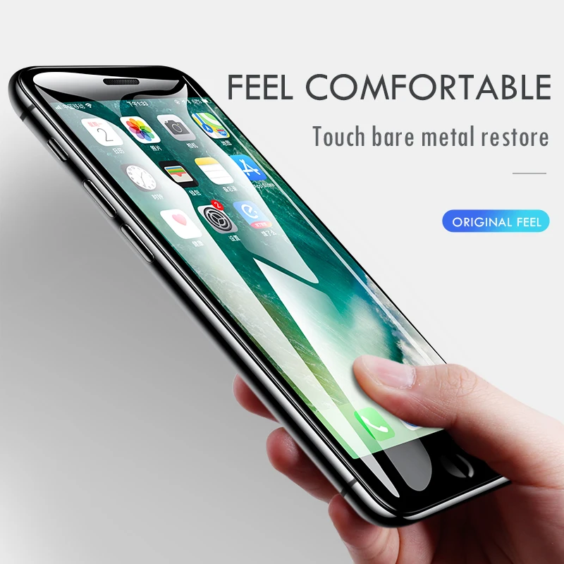 Защитное стекло закаленное 9D для iphone 6 plus X XR XS Max 7 8 plus|Защитные стёкла и плёнки
