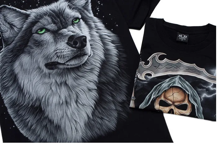 Новинка 2015 Летние Стильные мужские модные хлопковые футболки 3 d с изображением