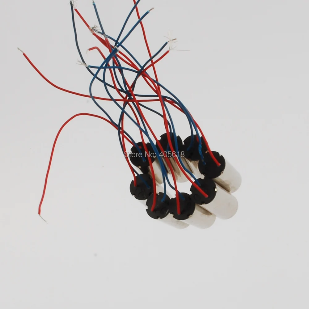 Неодимовый сильный магнитный двигатель без сердечника 8*16 мм, 5 шт., 2 в, 80 мА, 34000 об/мин, 3 в, 47000 мА, об/мин, высокий крутящий момент, Высокоскоростной игрушечный двигатель