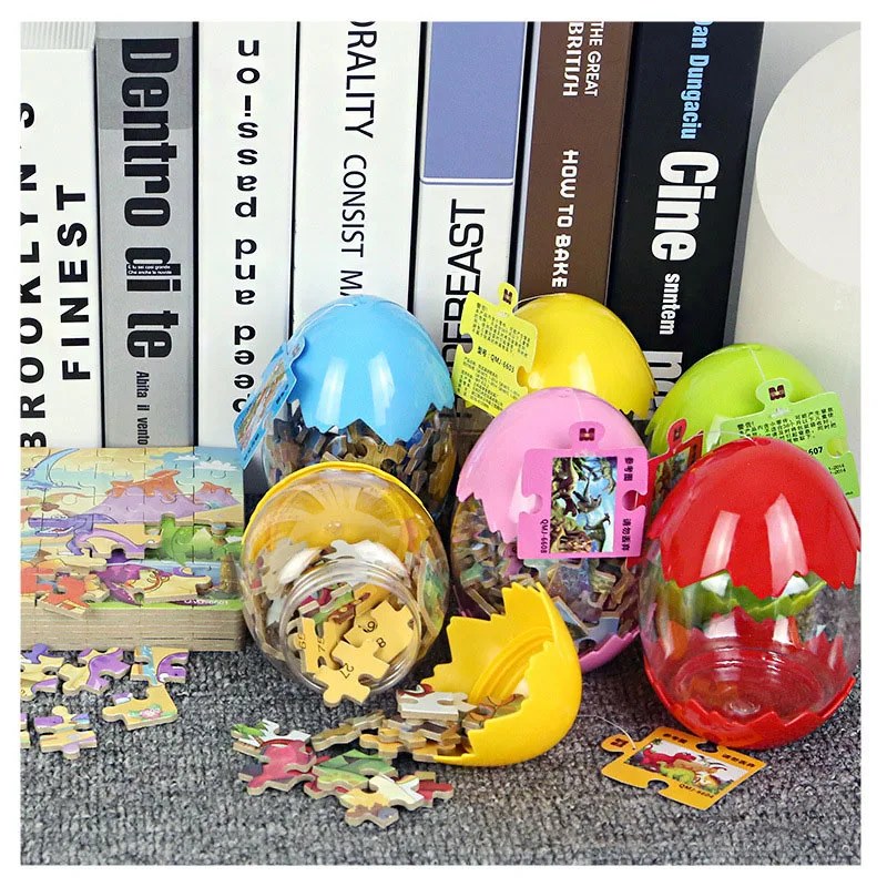Сюрприз динозавр яйца деревянные 3D головоломки игры игрушки мультфильм животное