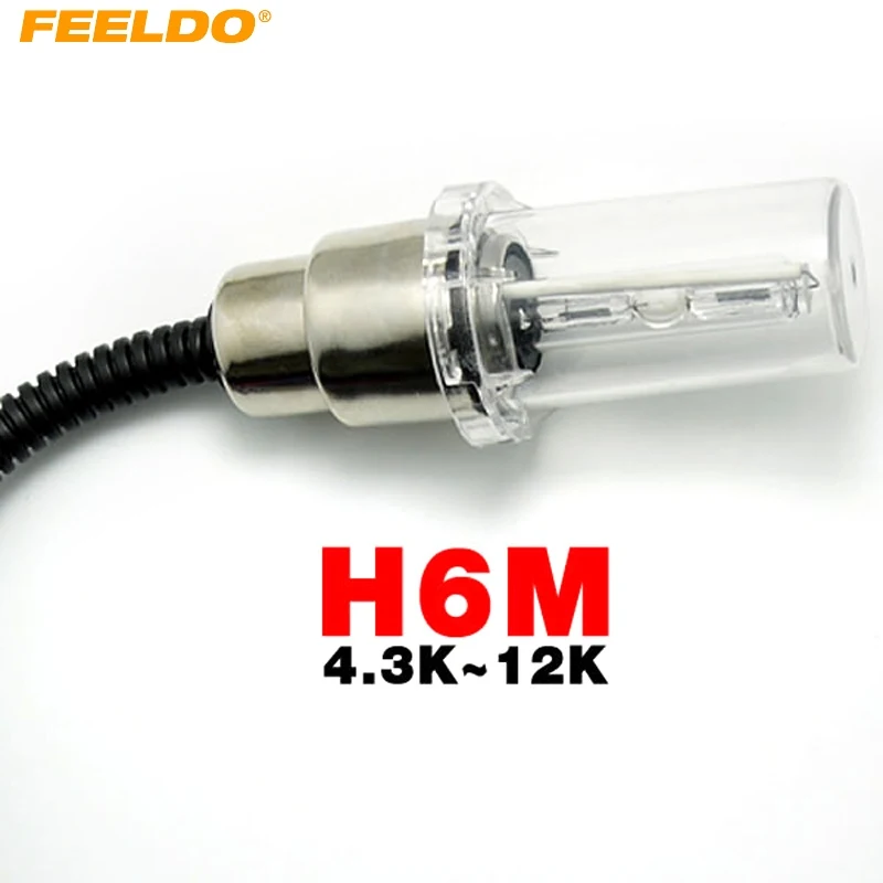 FEELDO автомобиля H6M/H4/P15D25 3/S2 35 Вт Замена мотоцикла HID лампы подвижной световой луч