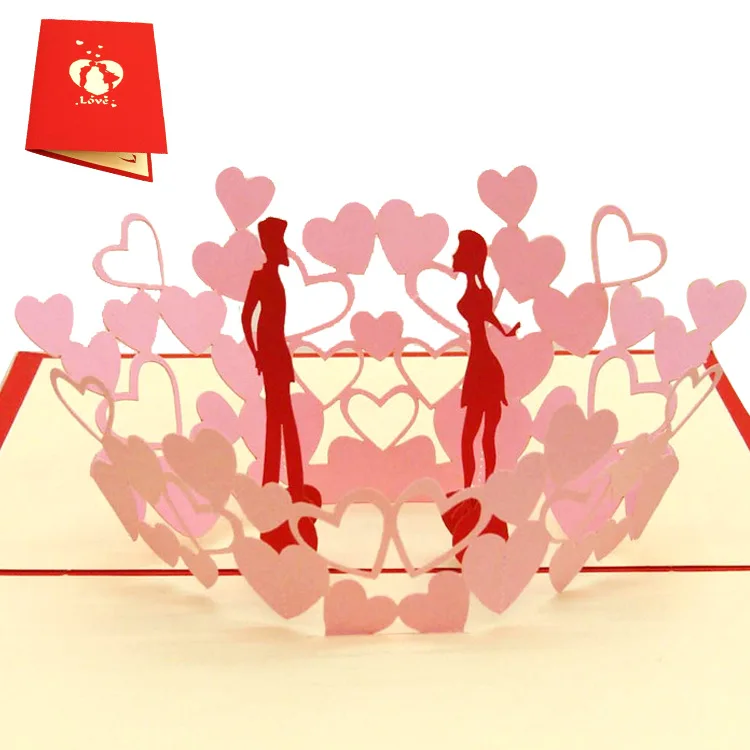 fall in love 3D всплывающие открытки-приглашения на свадьбу вечерние приглашения детский душ Подарки Свадебные поздравительные открытки юбилейные подарки открытка с единорогом - Цвет: fall in love