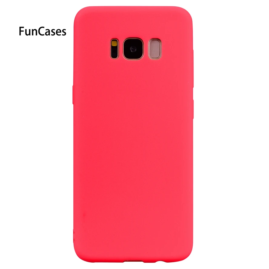 ТПУ карамельного цвета резиновая силиконовый чехол Fundas для samsung Galaxy S6 S7 край
