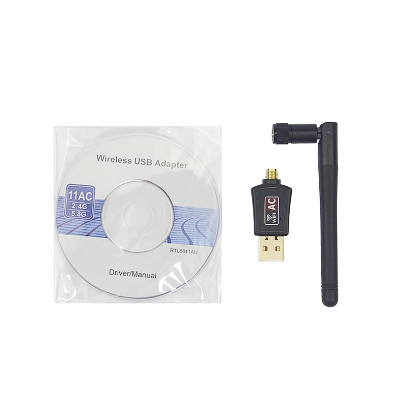 Двухдиапазонный Wi Fi адаптер 2 4/5 8 ГГц приемник USB беспроводной LAN AC сетевая карта +