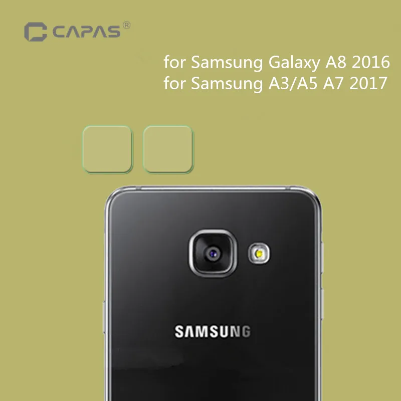 2 шт. защитная пленка для задней камеры Samsung Galaxy A3 A5 A7 2017 закаленное стекло A8 2016 HD