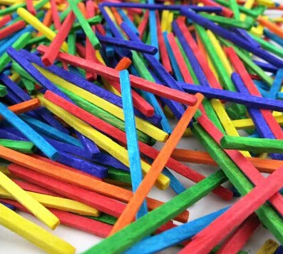

50 шт. цветной огненный деревянный стержень/diy модельный материал/аксессуары ручной работы 2,2*2,2*50 деревянный стержень