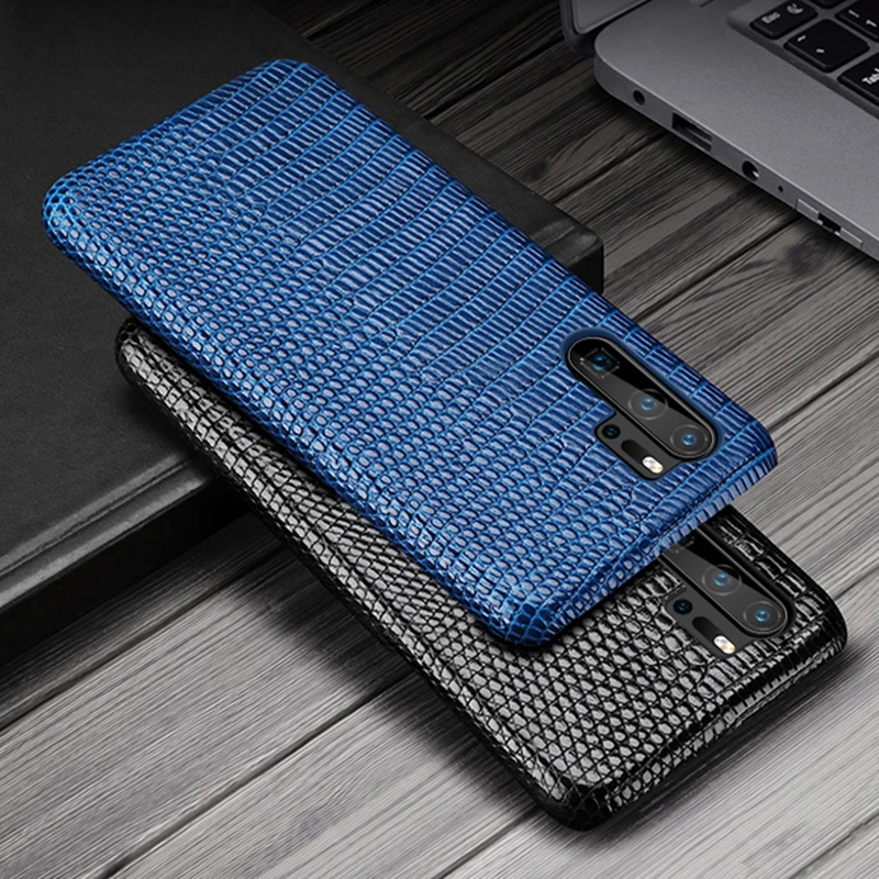 Чехол из натуральной кожи P30 Pro Lizard для huawei P30 для huawei P20 Pro настоящая кожаная задняя крышка для huawei mate 20 Pro mate 20RS