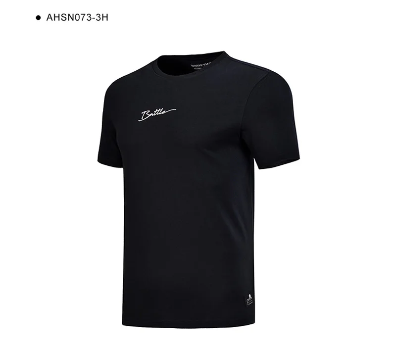Li-Ning Мужская баскетбольная майка BAD FIVE AT DRY SMART, футболка, обычная посадка, 73% хлопок, 27% полиэстер, подкладка, Спортивная футболка AHSN073 MTS2794