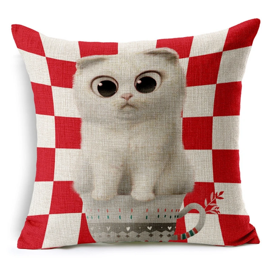 Горячая Распродажа наволочки креативный дизайн с милым рисунком котa из