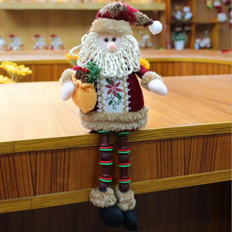 Hoomall новогодний Санта Клаус Navidad DIY Ремесло Дерево Висячие Подвески