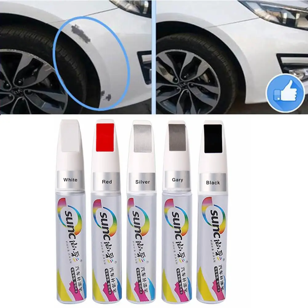 Generic Car Scratch Repair Remover Pen Auto Body Scratched Paint Repair Touch Up Pen 5 Colors Non-toxic Permanent