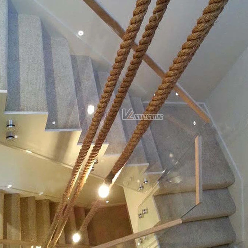 Подвесной светильник в стиле ретро декоративная лампа из дерева освещение для