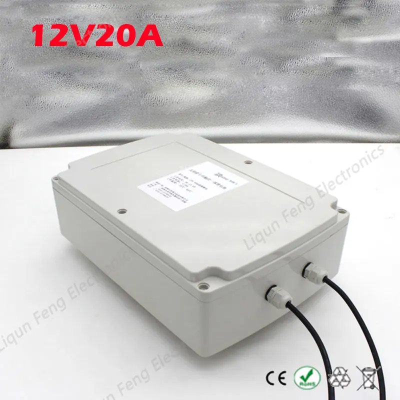 12V 20A Lithium Iron Phosphate lifepo4 Solar Cell Garden Light Street Lamp Case Super Waterproof Long Life Easy Install | Спорт и