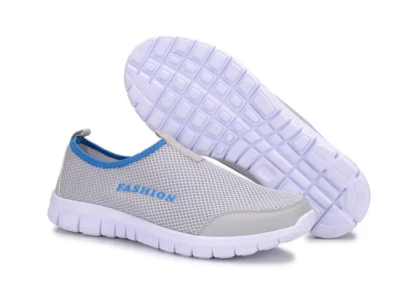 FABRECANDY Fashion Men Casual Shoes Breathable Mesh Loafers 2017 SUMMER Plus Size 34-46 unisex lover | Обувь