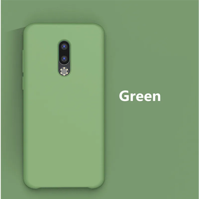 Для Meizu 16 чехол 16X XS 16th X8 16s Plus чехол жидкий силиконовый мягкий ТПУ противоударный чехол для Meizu 16x чехол Coque Capa - Цвет: green