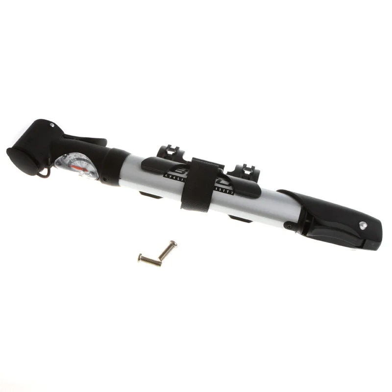 Portable Mini Aluminum Alloy Bicycle Pump with Adapters Bicicleta Mountain Bike Inflatable Air MTB Cycling Parts | Спорт и