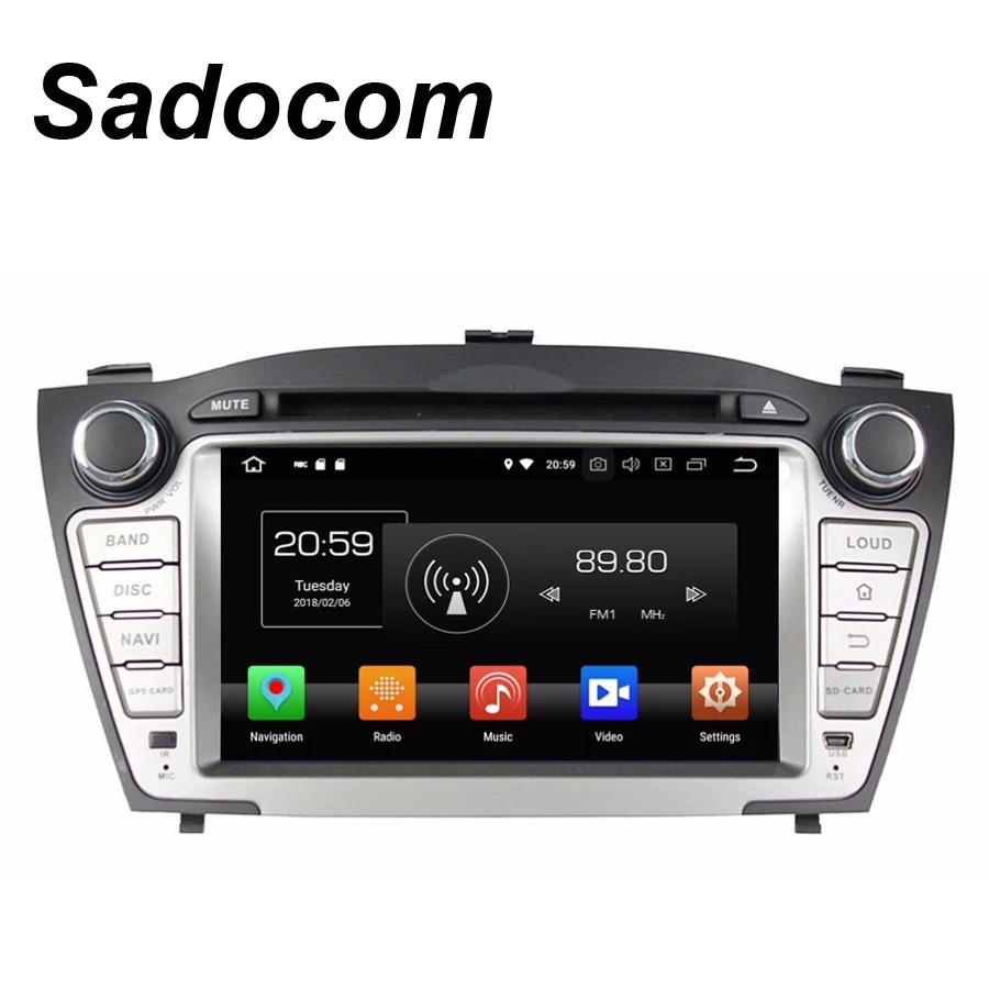 TDA7851 HD Android 8 0 для Hyundai TUCSON IX35 2009 2012 ядерный 4 Гб ОЗУ 32 ПЗУ автомобильный DVD плеер