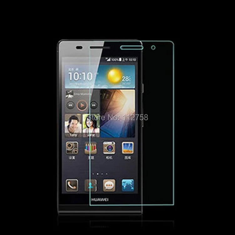 

200x 0.26mm 2.5D Premium Tempered Glass Screen Protector for HUAWEI Ascend P6 Toughened protective Screen Film p6