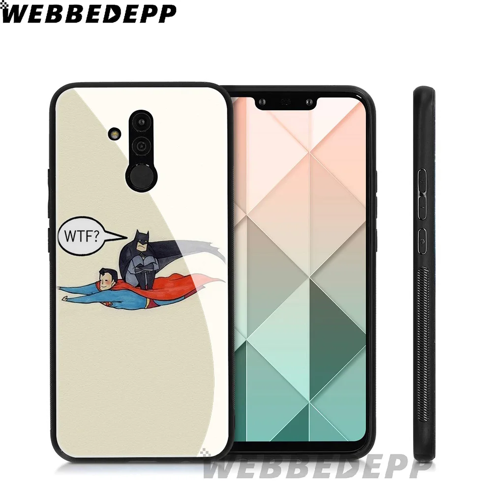 WEBBEDEPP Knight Joker Batman Tempered Glass Case for Huawei Mate 20 P20 P10 P Smart 2019 2018 &amp Honor 10 9 8X 7A Lite Pro |