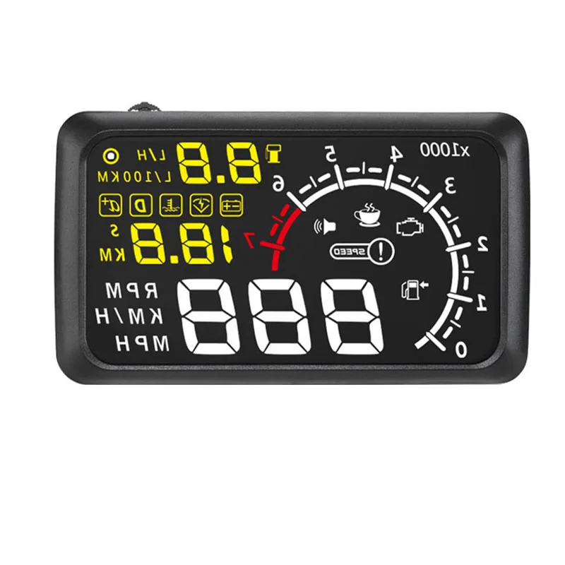 2018 ASH 4C 2015 автомобильный HUD Дисплей пленка 5 &quotHUD лобовое стекло проектор OBD2