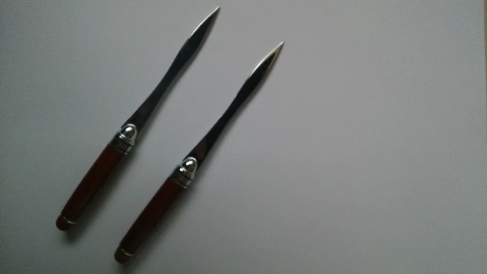 2 шт./лот нож-конверт из нержавеющей стали бумажный нож открывалка с Красной