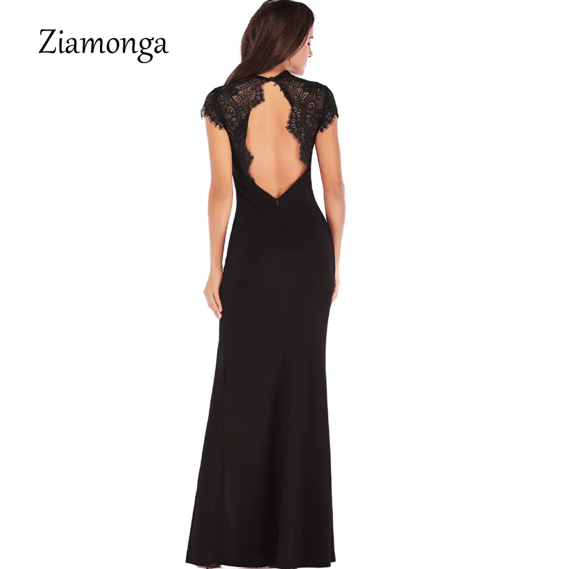 Ziamonga Vestidos Verano 2018 летнее платье для женщин свадьбы с вечерние круглым вырезом