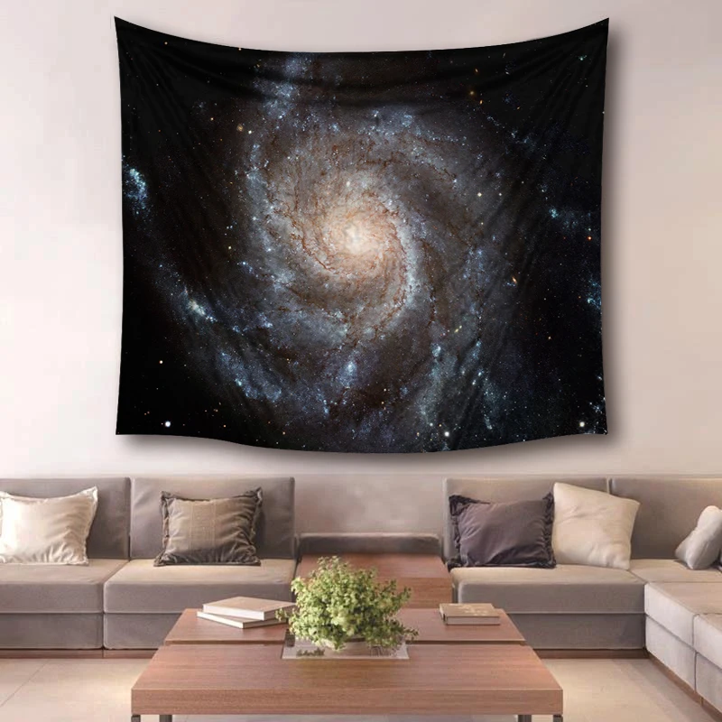 Boho Galaxy гобелен 3D печатных космического пространства пейзаж темно ковер