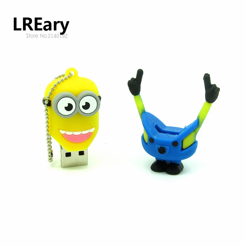 Гадкий я счастливые Миньоны флэш накопитель usb memoria stick pendrive подарочная ручка
