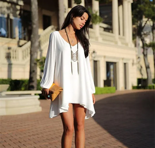 Бесплатная доставка 2014 лето и осень Новый стиль мини платье сексуальная v шеи