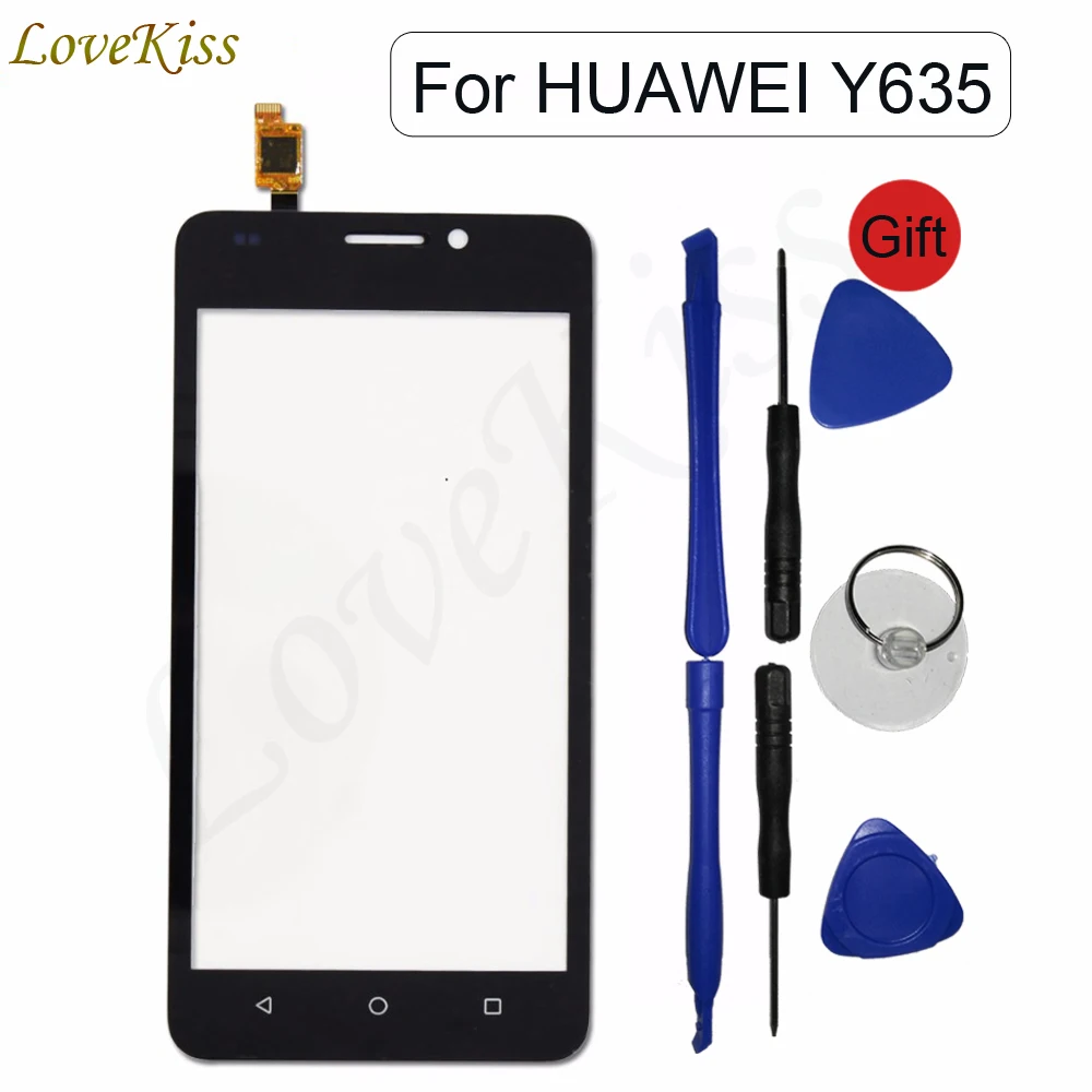 Сенсорная Передняя панель для Huawei Ascend Y635 сенсорный экран дигитайзер ЖК дисплей