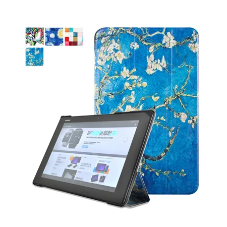 Стильный кожаный чехол для sony Xperia Tablet Z2+ Магнитный чехол-подставка для ПК+ Защитная пленка для экрана+ сенсорный стилус в подарок - Цвет: SYZ2 SY MH