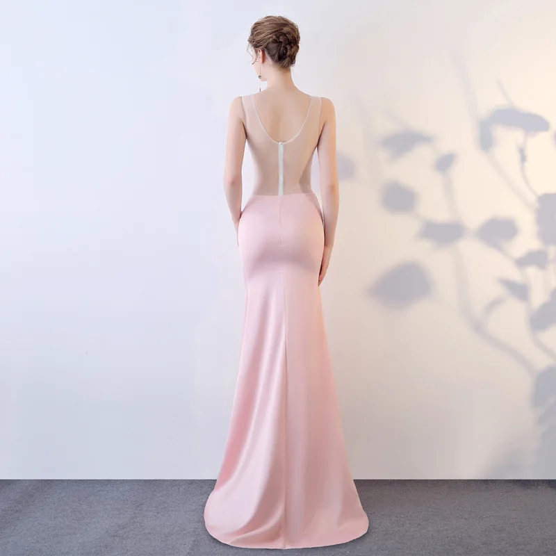 Женское платье Русалочка вечернее из тюля с вышивкой TS337 2019|Вечерние платья| |