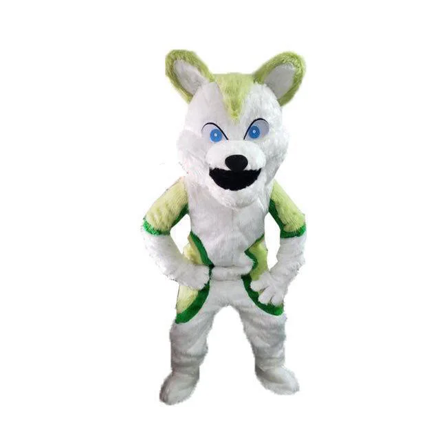 

High quality Husky Wolf Mascot Costume Top Quality Adult Size Cartoont Blue hound Dog Christmas Carnival Party Costumes