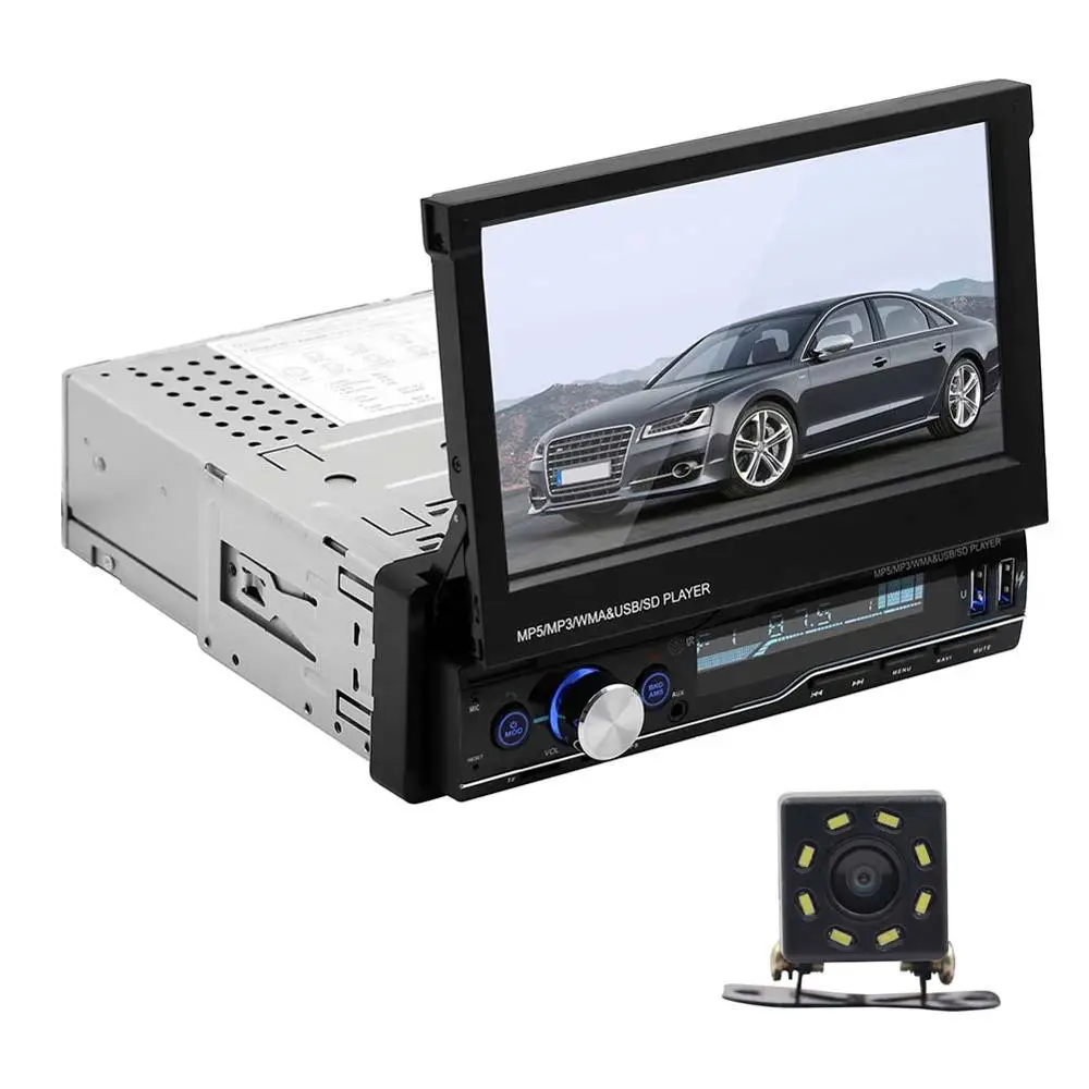 Car Radio with Cam 2 SWM зум в автомобильное радио MP5 плеер Dual USB " 2 Din кассета ото Teypleri зеркало с GPS соединением громкой связи стерео радио - Цвет: Car Radio with Cam 2