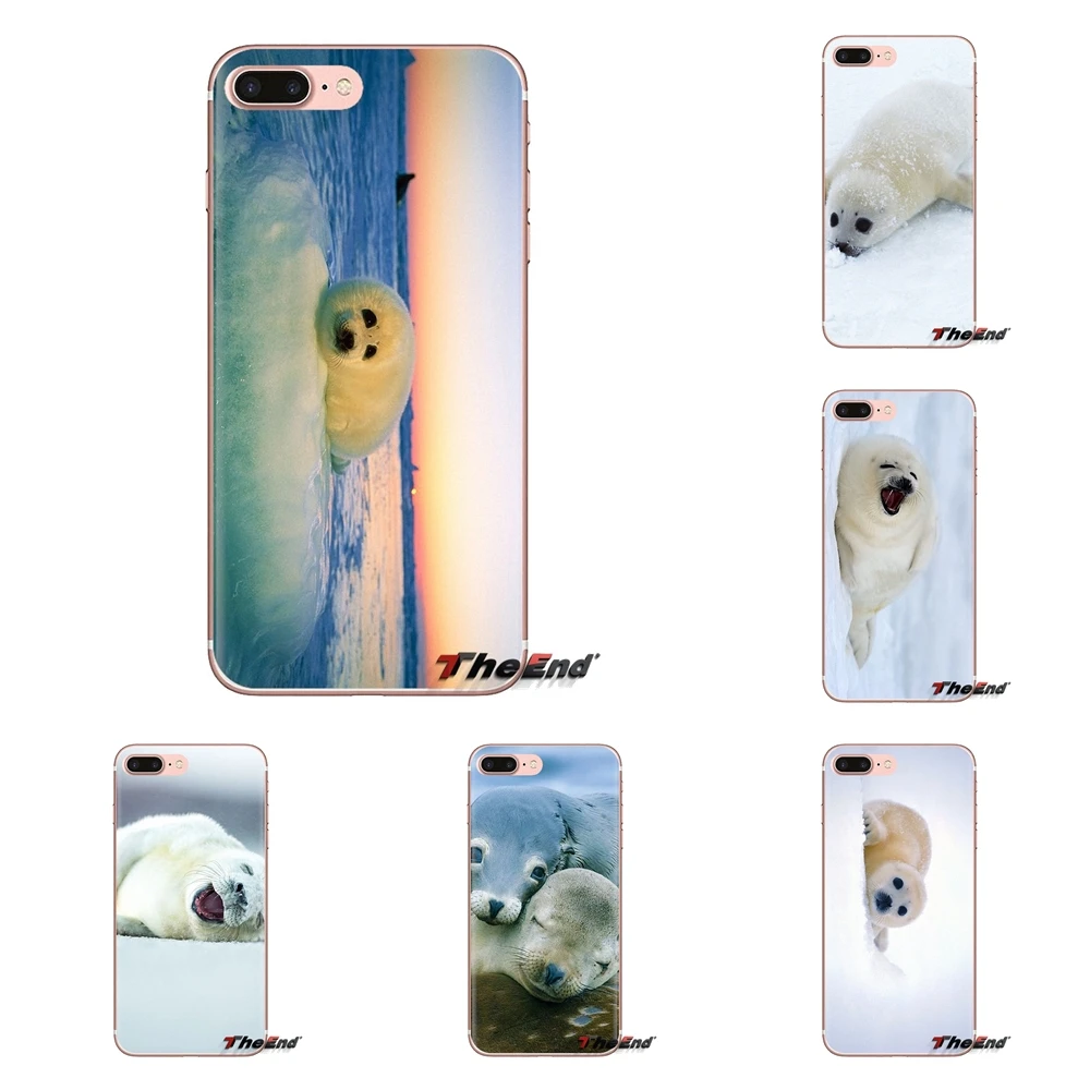 Baby Seal Arctic Snow Nature Transparent Soft Shell Covers For Xiaomi Redmi 4A S2 Note 3 3S 4 4X 5 Plus 6 7 6A Pro Pocophone F1 |