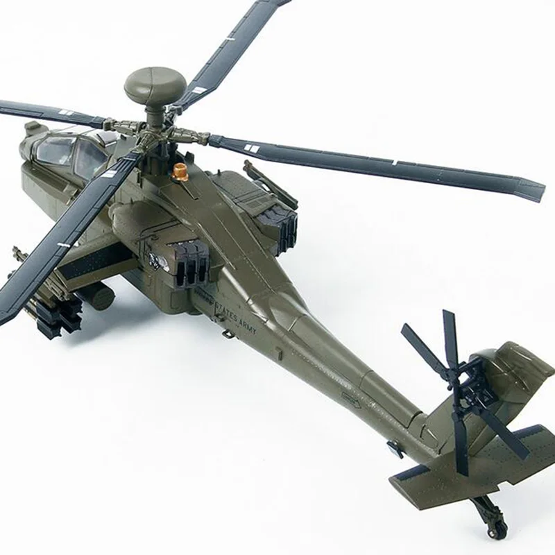 1/72 весы США американский AH-64A APACHE вертолет армейский истребитель самолет статические модели для взрослых и детей игрушечные лош
