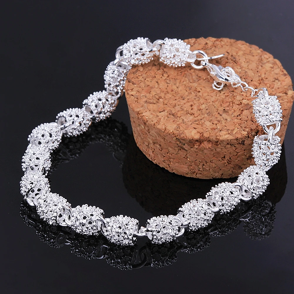 Fashion sterling silver bracelet creative chain styling jewelry 925 lobster clasp | Украшения и аксессуары