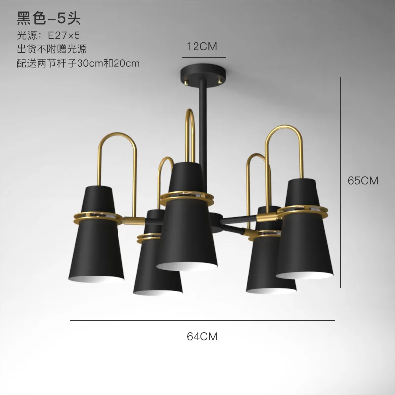 

Nordic Hotel Lustre Pendant Lights for Living Room Postmodern Ins Villa Hanging Light Luminaire Lamparas Lighting Led Pendant