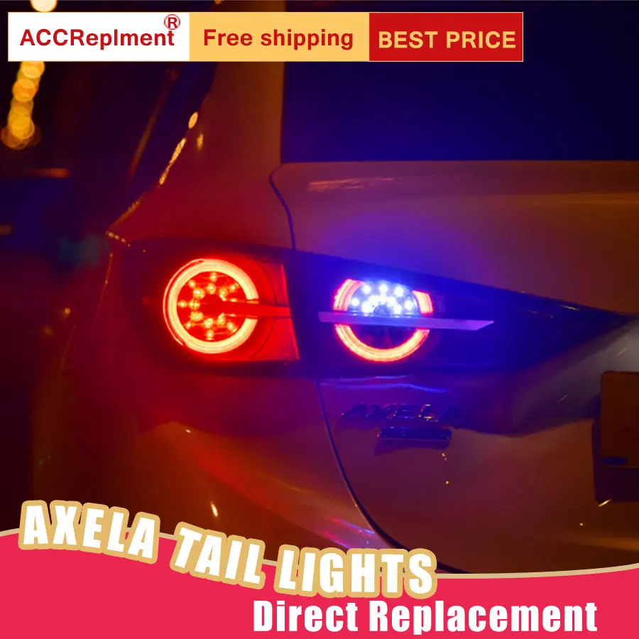 Новый светодиодный фонарь светильник s в сборе для Mazda 3 Axela 2014-2018 задний