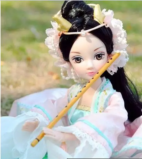 Низкая цена распродажа 29 см кукольные куклы для девочек Китайская традиционная