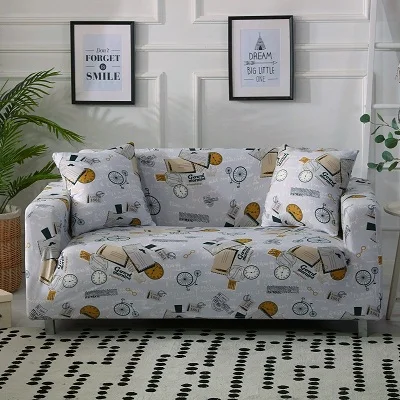Sofa Cover 5 WLIARLEO все включено софа с рисунком крышка Эластичный подлокотник чехлы для сидений стрейч образный диван Slipcover двойной/три funda para диван - Цвет: Sofa Cover 5
