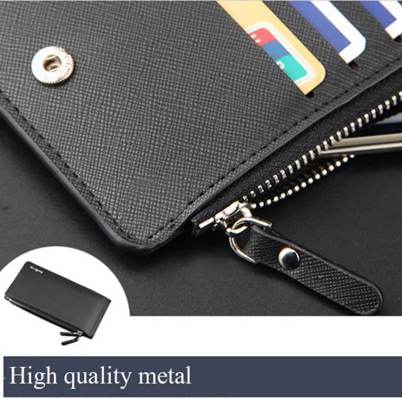 Новинка 2017 дизайнерский мужской кошелек из натуральной ПУ кожи роскошные