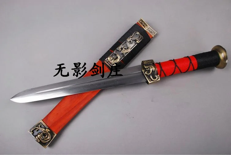 S3905 красный Клифф три царства шаблон сварочный меч карманный нож 17 4&quot|knives knife|knives